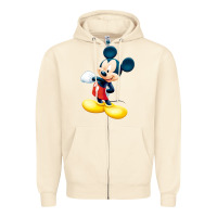 Sandshell micke mouse Zipper Hoodie - linhVisuals