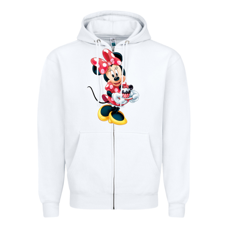 Minni Mouse Zipper Hoodie by linhVisuals | Teevron