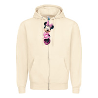 Sandshell minni mouse Zipper Hoodie - linhVisuals