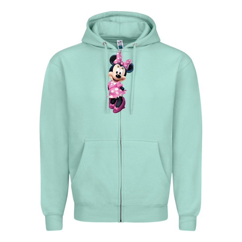 Minni Mouse Zipper Hoodie by linhVisuals | Teevron