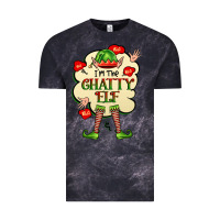 Cloud Black im the chatty elf Vintage Tee - FaDigitalArtStudio