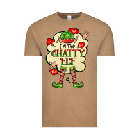 Vintage Coffee im the chatty elf Vintage Tee - FaDigitalArtStudio
