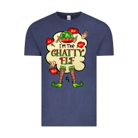 Vintage Denim im the chatty elf Vintage Tee - FaDigitalArtStudio