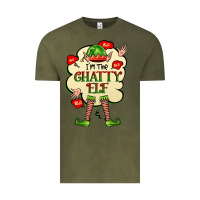 Vintage Olive im the chatty elf Vintage Tee - FaDigitalArtStudio