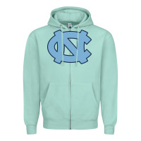 Seafoam north carolina Zipper Hoodie - linhVisuals