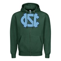 Sports Green north carolina Zipper Hoodie - linhVisuals