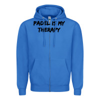 True Royal padel is my therapy Zipper Hoodie - linhVisuals
