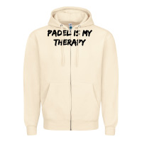 Sandshell padel is my therapy Zipper Hoodie - linhVisuals