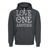 Smoke love one another jesus quote christian t shirt Zipper Hoodie - linhVisuals