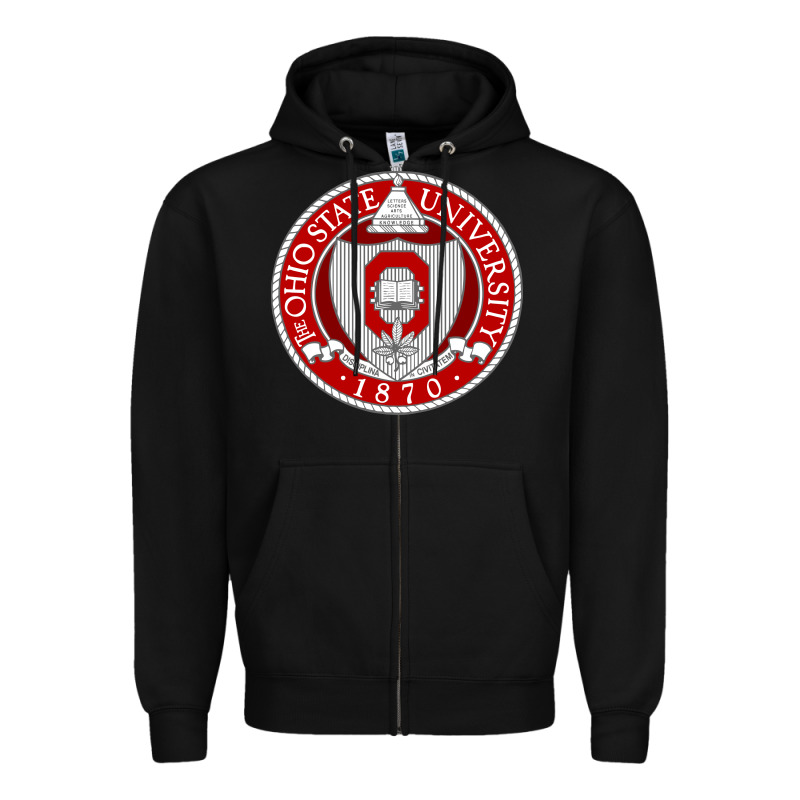 Osu, Columbus, University Gear Zipper Hoodie by linhVisuals | Teevron