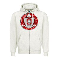 Oatmeal Heather OSU, Columbus, university gear Zipper Hoodie - linhVisuals