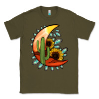 Army Green turquoise desert moon Classic Tee - Jasminsmagicworld