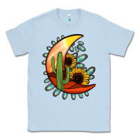 Dusty Blue turquoise desert moon Classic Tee - Jasminsmagicworld