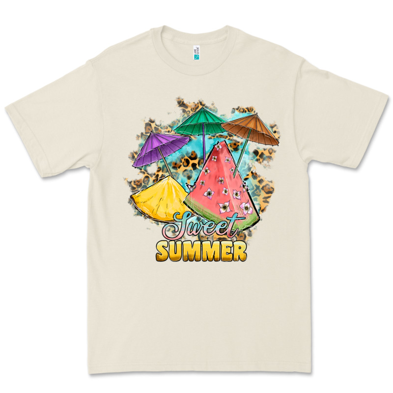 Sweet Summer Watermelon Pineapple Fruits Premium Tee by RanaPortraitStore | Teevron
