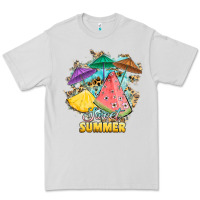 Dove Grey sweet summer watermelon pineapple fruits Premium Tee - RanaPortraitStore