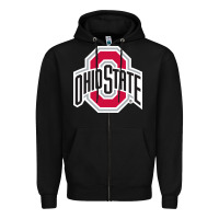 Black OSU, athletics gear Zipper Hoodie - linhVisuals