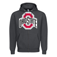 Smoke OSU, athletics gear Zipper Hoodie - linhVisuals