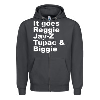 Smoke it goes reggie jay Zipper Hoodie - linhVisuals