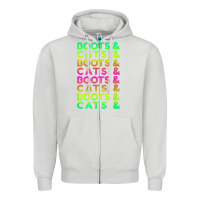 Dove Grey edm rave shirt  boots and cats gift Zipper Hoodie - linhVisuals