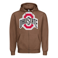 Chestnut OSU, athletics gear Zipper Hoodie - linhVisuals