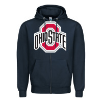 Navy OSU, athletics gear Zipper Hoodie - linhVisuals