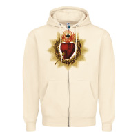 Sandshell sacred heart of jesus catholic devotion t shirt Zipper Hoodie - linhVisuals