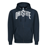 Navy OSU, athletics gear Zipper Hoodie - linhVisuals
