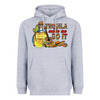 Heather Grey tequila made me do it Heavyweight Hoodie - RanaPortraitStore