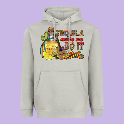 Tequila Made Me Do It Heavyweight Hoodie Designed By Ranaportraitstore