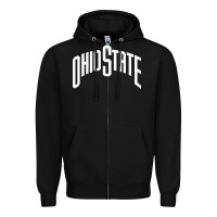 Black OSU, athletics gear Zipper Hoodie - linhVisuals