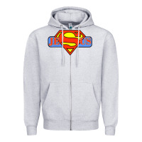 Heather Grey tshirt my superhero is jesus, faith love god shirt t shirt Zipper Hoodie - linhVisuals