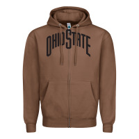 Chestnut OSU, athletics gear Zipper Hoodie - linhVisuals