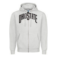 Dove Grey OSU, athletics gear Zipper Hoodie - linhVisuals