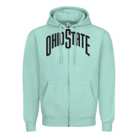 Seafoam OSU, athletics gear Zipper Hoodie - linhVisuals