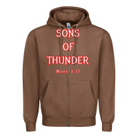 Chestnut sons of thunder zebedee james and john mark 317 bible t shirt Zipper Hoodie - linhVisuals