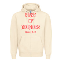Sandshell sons of thunder zebedee james and john mark 317 bible t shirt Zipper Hoodie - linhVisuals