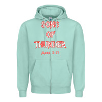 Seafoam sons of thunder zebedee james and john mark 317 bible t shirt Zipper Hoodie - linhVisuals
