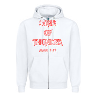 White sons of thunder zebedee james and john mark 317 bible t shirt Zipper Hoodie - linhVisuals