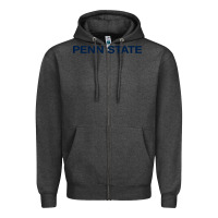 Charcoal Heather Nittany lions, PSU,  athletics gear Zipper Hoodie - linhVisuals