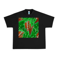 Black american football thunder Urban Heavy Tee - BundleAndBundleShop