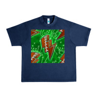 Navy american football thunder Urban Heavy Tee - BundleAndBundleShop