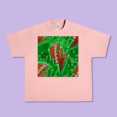 American Football Thunder Urban Heavy Tee Designed By Bundleandbundleshop
