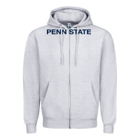 Heather Grey Nittany lions, PSU,  athletics gear Zipper Hoodie - linhVisuals