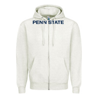 Oatmeal Heather Nittany lions, PSU,  athletics gear Zipper Hoodie - linhVisuals