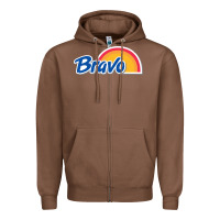 Chestnut Bravo Supermarket Zipper Hoodie - linhVisuals