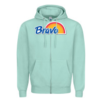 Seafoam Bravo Supermarket Zipper Hoodie - linhVisuals