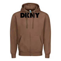 Chestnut DKNY Zipper Hoodie - linhVisuals