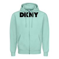 Seafoam DKNY Zipper Hoodie - linhVisuals