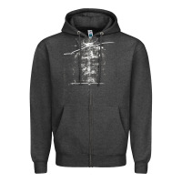 Charcoal Heather the shroud of turin holy face of jesus t shirt Zipper Hoodie - linhVisuals