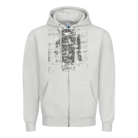 Dove Grey the shroud of turin holy face of jesus t shirt Zipper Hoodie - linhVisuals